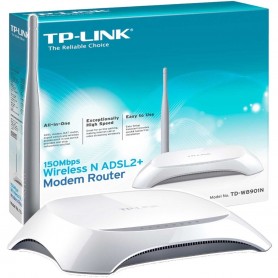 Modem Router Wifi Tp-Link Td-W8901N Adsl 150Mbps Antena Fija