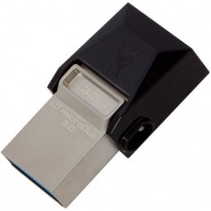 Pen Drive 32Gb Kingston Duo Nano Usb 3.0 Micro Usb Microduo Datatraveler