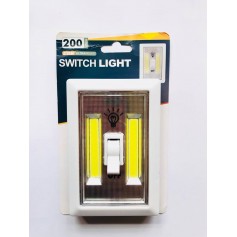 Tecla Con Luz Led Linterna Cob Doble Pilas Con Iman