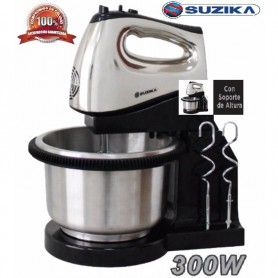 BATIDORA CON BOWL  CROMADA SUZIKA 030