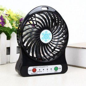 Ventilador Portatil Recargable Usb 3 Velocidades