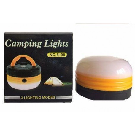 LINTERNA PARA CAMPING Y CARPAS CON IMAN Y GANCHO LED 2.5W NO.5198