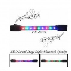 BARRA DE LUCES CON 9 LED RGB AUDIORRITMICOS ALTA LUMINOSIDAD PARLANTE BLUETOOTH USB MP3