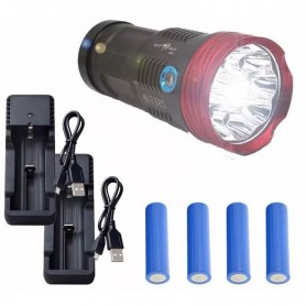 Linterna Reflector Led Sky Ray S99 Reflector De Mano 6000Lm Super Potente