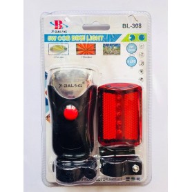 Juego De Linterna Y Luz Para Bicicleta 5W Cob Bl-308