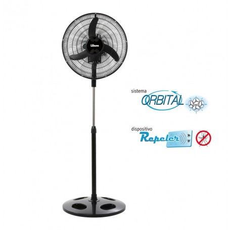 VENTILADOR DE PIE LILIANA 20" ORBITAL 20 CON REPELENTE MOSQUITOS VPRN20