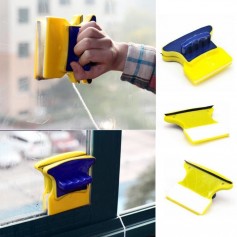 Limpiador De Vidrio Magnetico Doble Con Imanes Limpia Ventanas Espejos