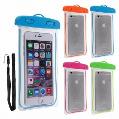 BOLSA FUNDA ESTANCO SUMERGIBLE CELULAR CAMARA SELFIE EN AGUA