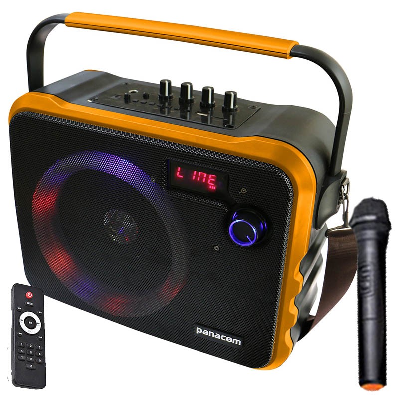 Parlante bluetooth 2025 con microfono inalambrico