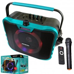 PARLANTE MULTIMEDIA PANACOM SP-3080WM CON BATERIA BLUETOOTH MICROFONO INALAMBRICO 20W T80WM