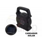 REFLECTOR SOLAR RECARGABLE 20W USB CON MANIJA