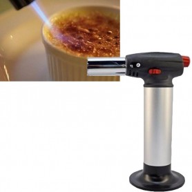 SOPLETE FLAMBEADOR RECARGABLE ENCENDIDO ELECTRONICO Y BASE GASTRONOMIA SOLDADURA