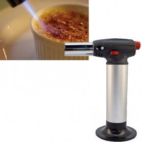 Soplete Flambeador Recargable Encendido Electronico Y Base Gastronomia Soldadura