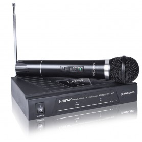 Microfono Inalambrico Panacom Mc-9711W Ideal Karaoke Vhf