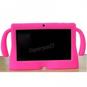 Funda Tablet 7 Pulgadas De Colores Antigolpes Rosa