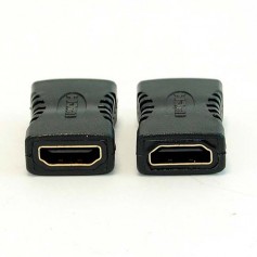 Adaptador Cupla Hdmi Hembra A Hdmi Hembra