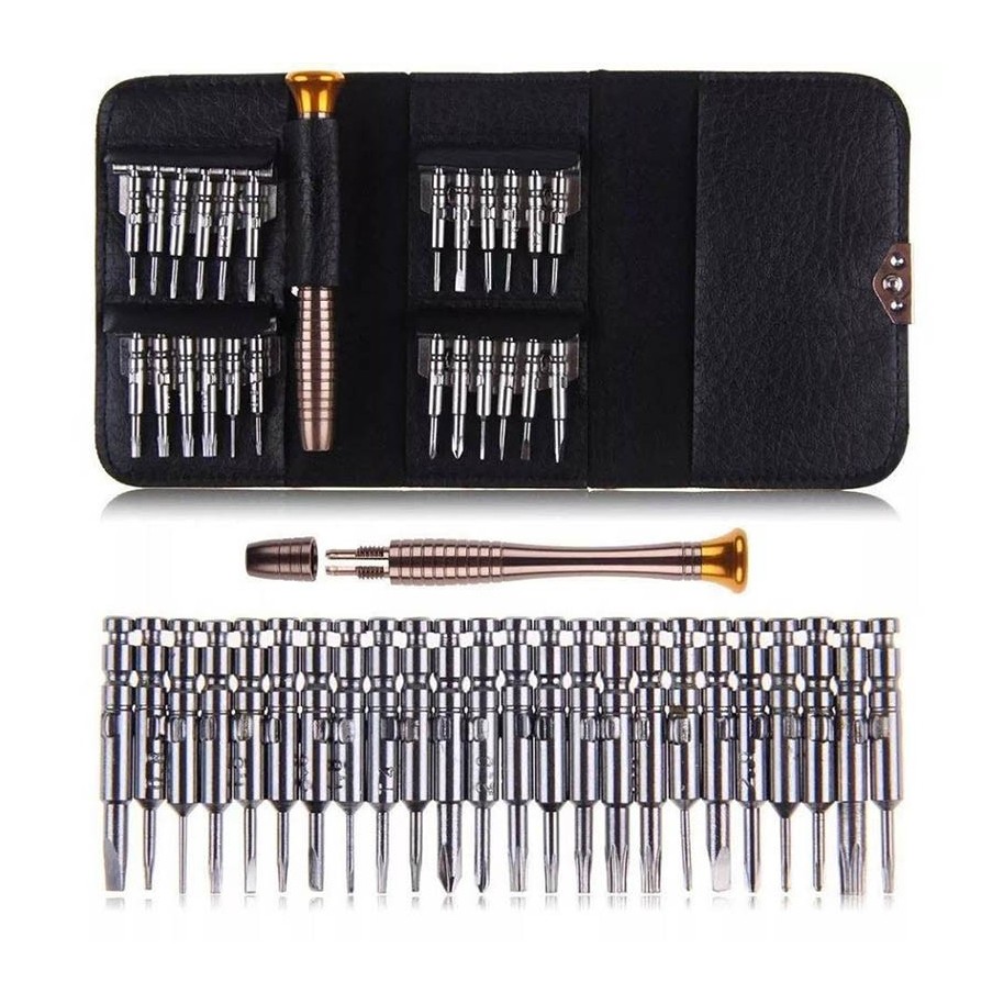 Kit Destornilladores Con Estuche Yaxun 25 Piezas Yx-6025