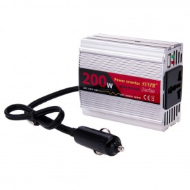 INVERSOR CONVERSOR POWER INVERTER 200W 12V A 220V DY8103