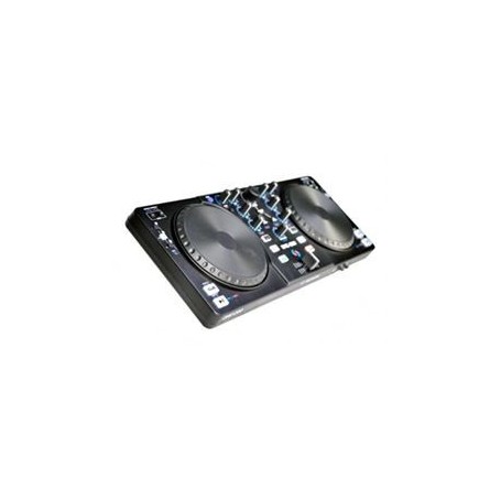 CONTROLADORA DJ 2 CANALES USB TECHSHOW DMC-200 SCRATCH AUDIO VIRTUAL DJ