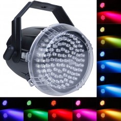 FLASH STROBO DE LED 62 LEDS RGB