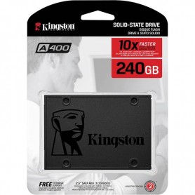 DISCO RIGIDO SOLIDO SSD A400 240GB KINGSTON SATA INTERNO 7MM