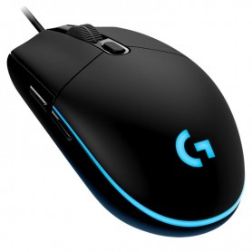 Mouse Gamer Logitech G Pro Gaming Con Cable Luz Led Rgb 12000 Dpi