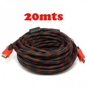 Cable Hdmi Mallado V1.4 1080P 20Mts