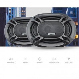 Parlante Auto Suzuki Time 250W 6 X 9 3 Vias Tweeter