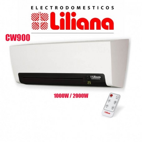 TURBO CALEFACTOR LILIANA TIPO SPLIT 2000 WATTS CW900 CALOVENTOR CONTROL REMOTO Y DISPLAY