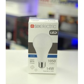 Lampara Led Bulbo A60 14W E27 Luz Fria Six Electric