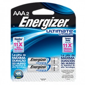 Pila Aaa Lithium Ultimate Energizer Blister X2