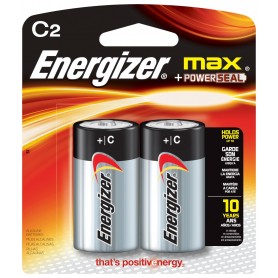 Pila C2 Energizer Mediana Alcalina Blister X2