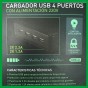 CARGADOR USB 4 SALIDAS 6.8A NOGA NG-660