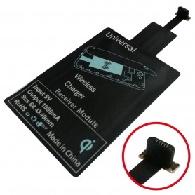 ADAPTADOR RECEPTOR CARGA INALAMBRICO QI MICRO USB SAMSUNG MOTOROLA