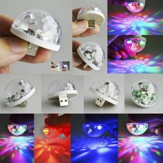 LUZ AUDIORITMICA BOLICHERA PARA CELULAR 4W MICRO USB