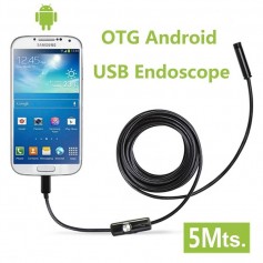 CAMARA ENDOSCOPICA 5MTS ENDOSCOPIO ANDROID BAROSCOPIO CELULAR