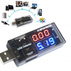 Medidor De Voltaje Digital Tester Amperaje Carga Usb 3V A 9V Ut61B