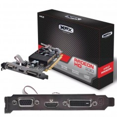 PLACA DE VIDEO XFX R5-230A-CLF2 AMD RADEON R7 250 1GB DDR3 HDMI