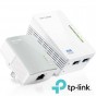 EXTENSOR DE SEÑAL WIFI TP-LINK TL WPA 4220 KIT 300MB POWERLINE