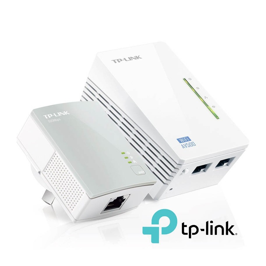 Extensor Repetidor De Señal Wifi Tp-Link Tl Wpa 4220 Kit 300Mb Powerline  Plc Por Linea Amplificador Wifi