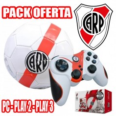 Joystick Inalambrico River Ps2 Ps3 Y Pc + Pelota NÂ¬â2