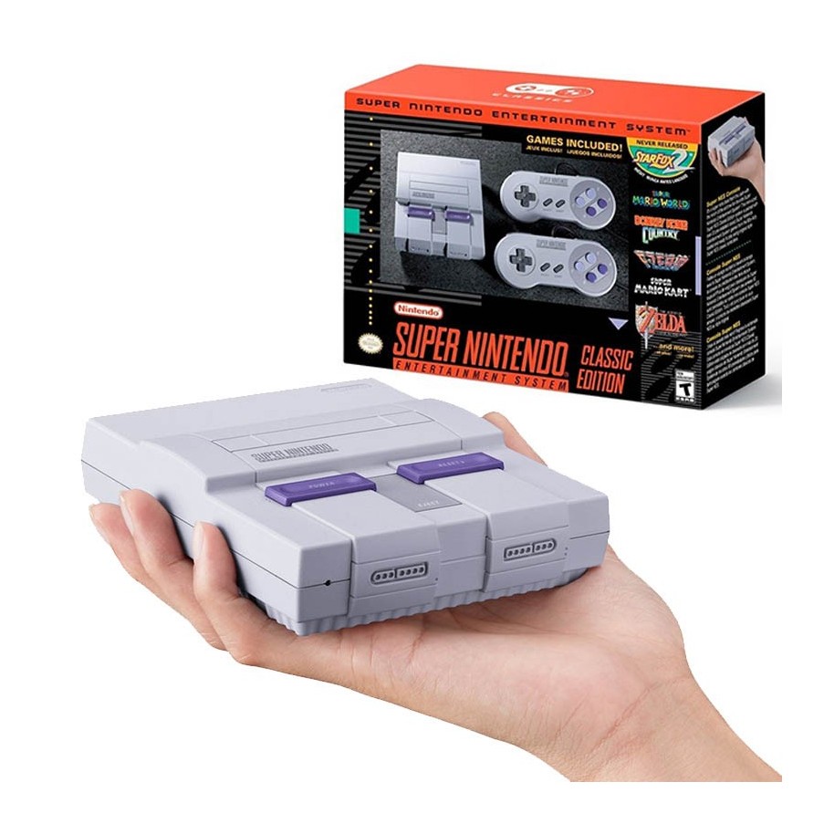 CONSOLA DE JUEGOS SUPER NINTENDO MINI SNES CLASSIC EDITION ...