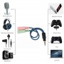 ADAPTADOR PLUG 3.5MM AURICULAR + MIC A 2 JACK 3.5MM AURICULAR + MIC