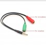 ADAPTADOR PLUG 3.5MM AURICULAR + MIC A 2 JACK 3.5MM AURICULAR + MIC