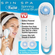 Kit Limpieza Facial Spin Spa Pilas Cepillo De Limpieza Facial Y Corporal