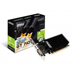 PLACA DE VIDEO MSI GT 710 1GB DDR3 LP