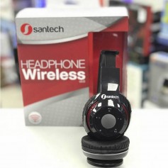 AURICULARES BLUETOOTH SANTECH ST-HP BT07 MANOS LIBRES RANURA MICRO SD MP3 NEGRO