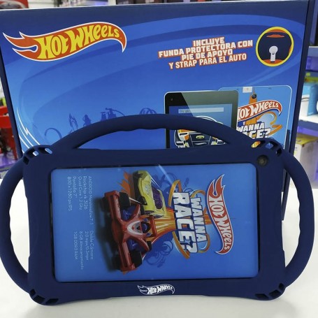 TABLET 7 HD HOTWHEELS CON FUNDA WIFI 8GB 1GB DDR3 MATTEL ANDROID 7.1 070WR BLUETOOTH