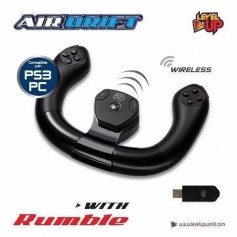 Volante Inalambrico Air Drift Level Up With Rumble Ps3 Pc (Outlet)