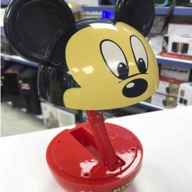 Luz Lampara Velador Con Bateria Luces Led Mickey